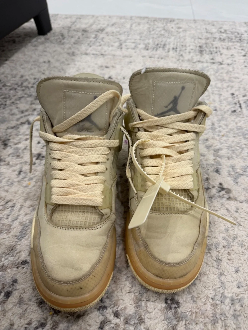 Jordan 4 OFF WHITE sails